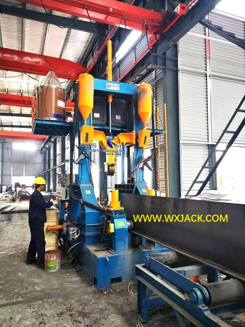 11 3 in 1 H Beam Assembly Welding Straightening Machine 12