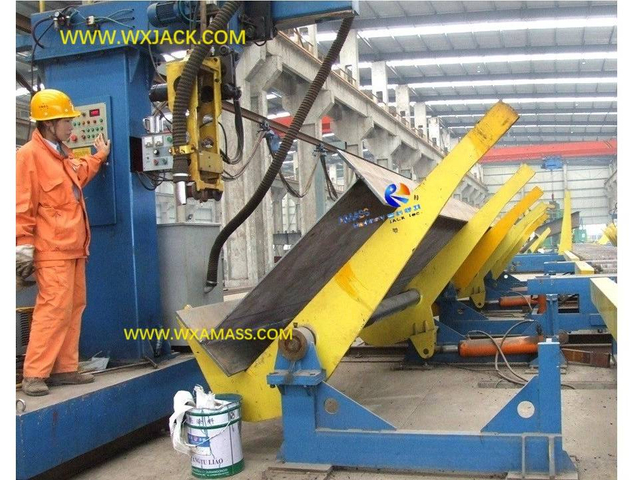 1 60° Steel Structure Overturning Equipment Overturning Rack