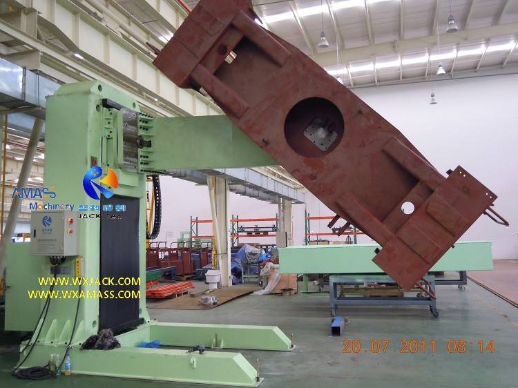 3Ton L Type Hydraulic Elevating And Electric Revolving Welding Positioner with Chuck