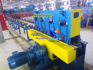 High Efficiency Automated Length Direction Angle Steel Straightening Machine