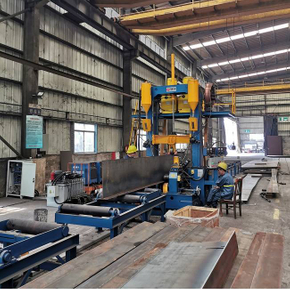  2020-&nbsp;H Beam Assembly Weld Straightening Integral machine 