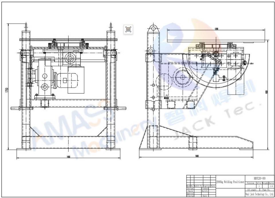 2 Lift type Welding Table