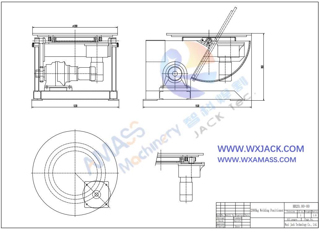 7 Welding Positioner Rotary Welding Table