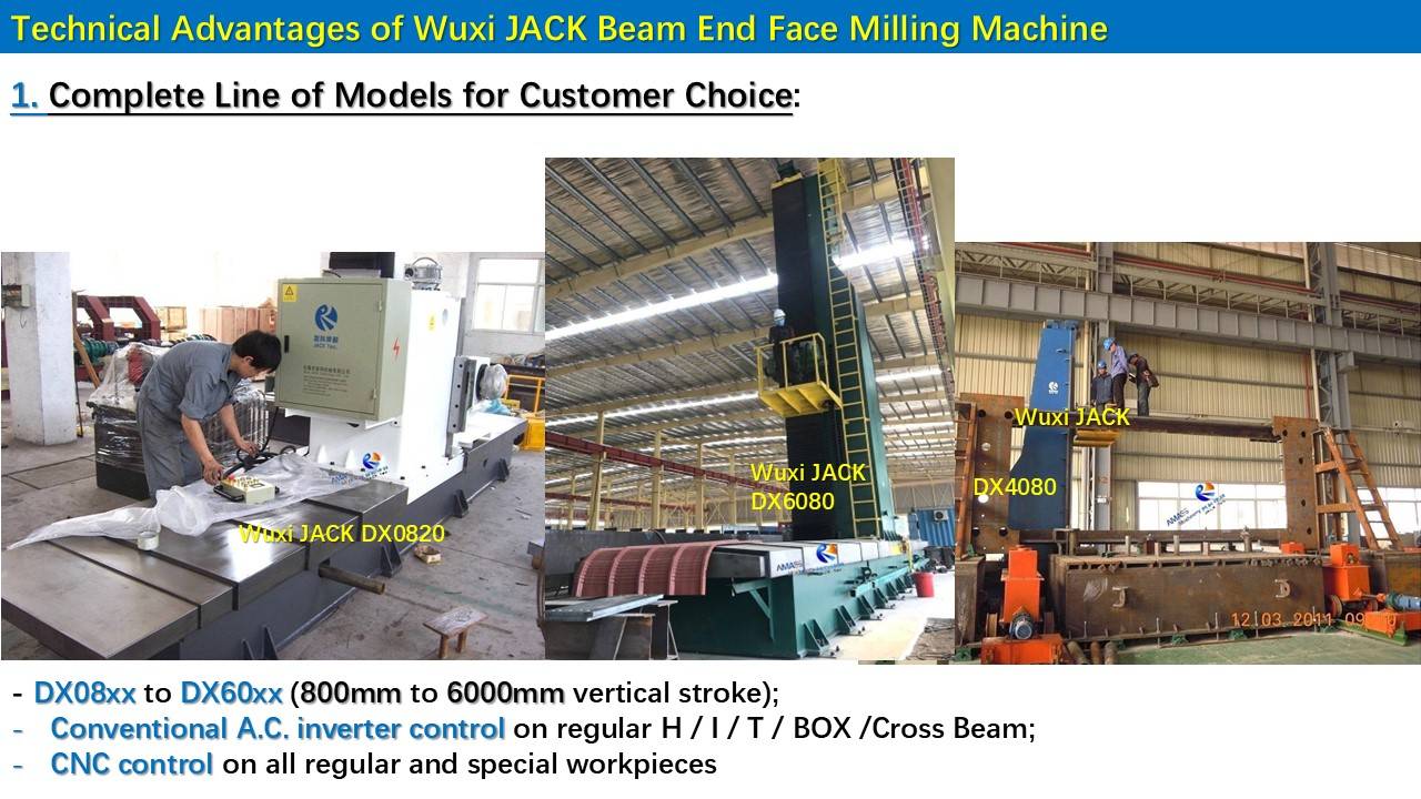 1 Steel Structure BOX H Beam End Face Milling Machine