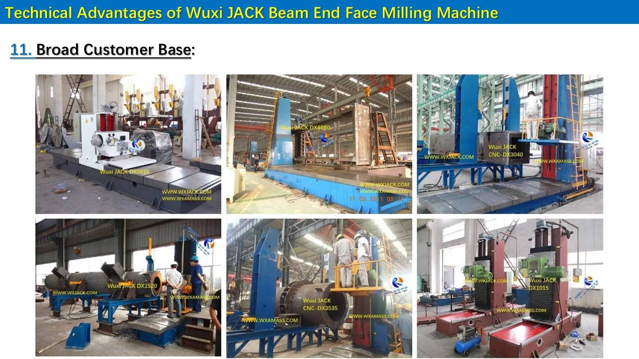 15 Steel Structure BOX H Beam End Face Milling Machine