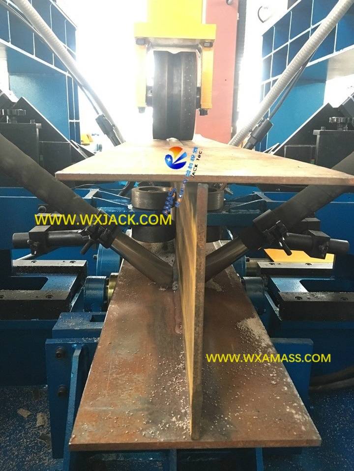 ZHJ8015 H Beam Assembly Weld Straighten Integral Machine for Steel Structure