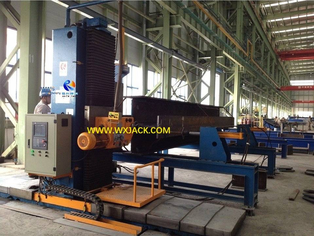 4 Steel Structure BOX Cross H Beam End CNC Face Milling Machine 47