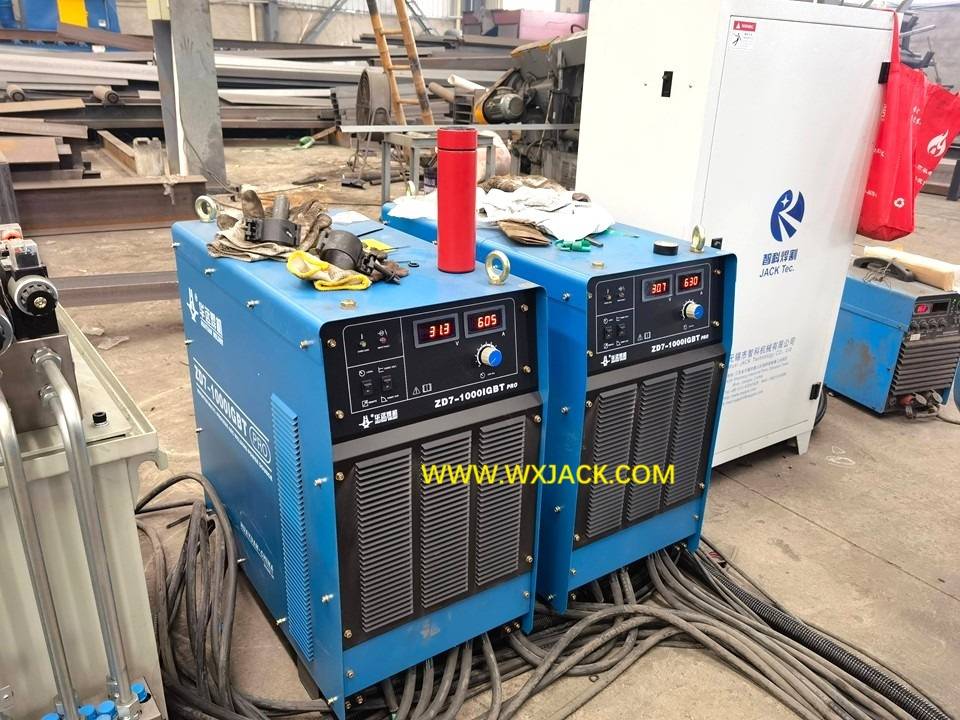 LHC Column Type Automatic H Beam Submerged Arc Welding Machine