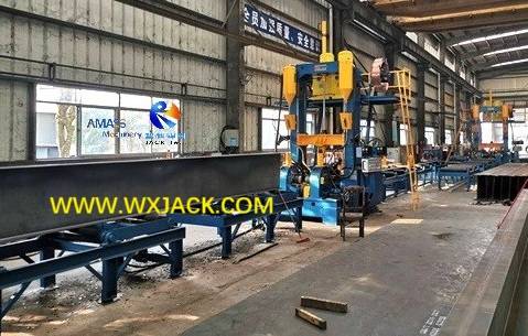 Fig4 3 in 1 H Beam Assembly Weld Straighten Machine 26