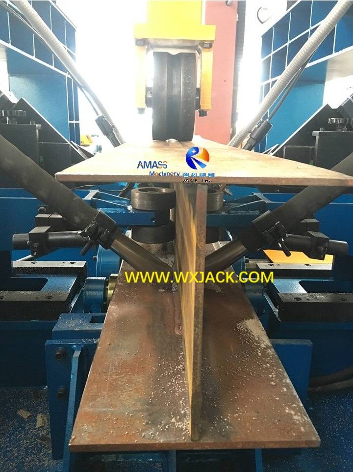 ZHJ8015 H Beam Assembly Weld Straighten Integral Machine for Steel Structure