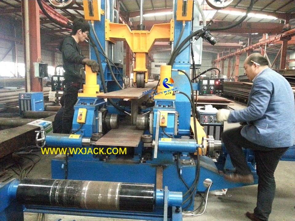 ZHJ8015 H Beam Assembly Weld Straighten Integral Machine for Steel Structure