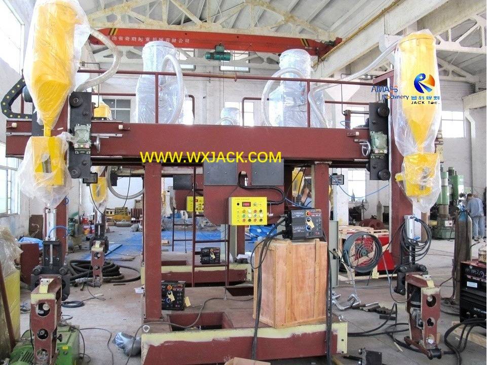 Big Workpiece Production T Frame LHT H Beam Welding Machine