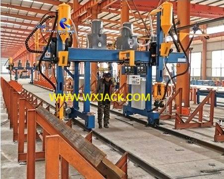 Fig9 T Structure BOX H Beam SAW Welding Machine 16