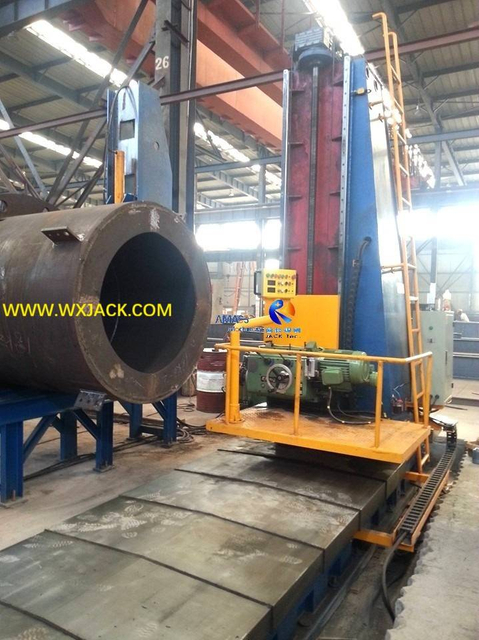 4 Large Steel Structure BOX H Beam Pipe End Face Milling Machine 16