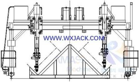 Fig9 I H Beam Gantry Welding Machine 1