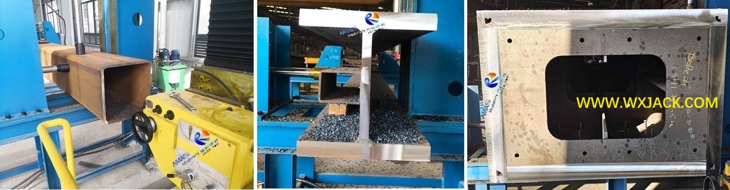 Fig1 Welding Steel Structure BOX I H Beam End Face Milling Machine 153