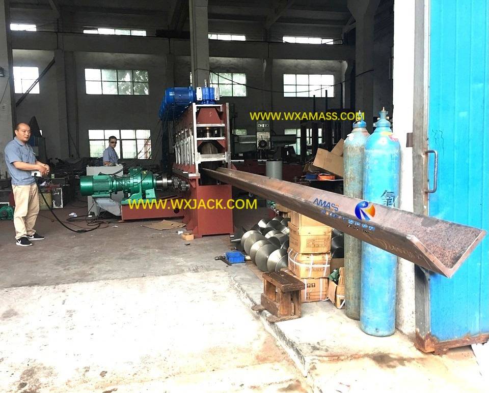 ASM160 Big Size And Power Driven Angle Steel Straightening Machine