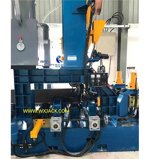 2 3 in 1 H Beam Assembly Welding Straightening Machine 129