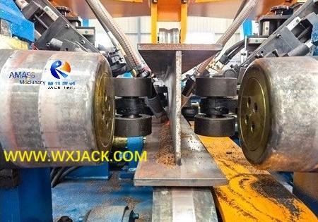 Fig6 3 in 1 H I Beam Assembly Weld Straighten Integral Machine 16
