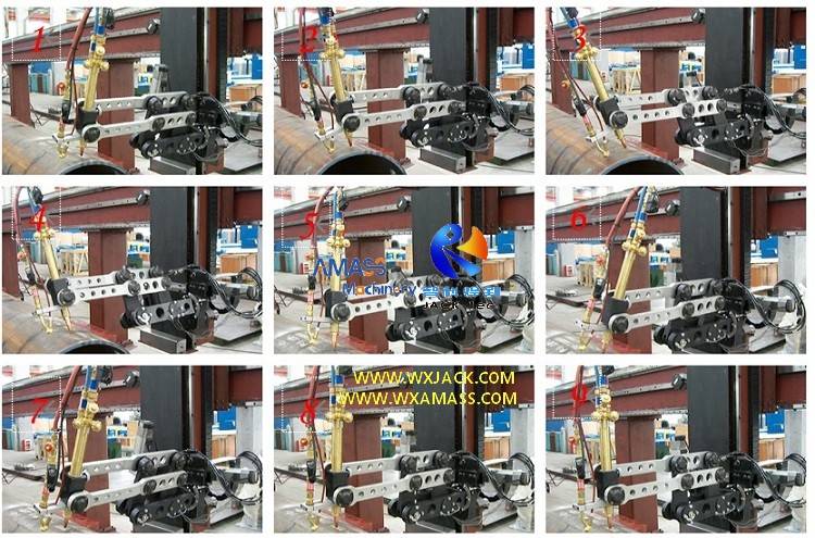 7-Axis 2500/12 Flame And Plasma Large CNC Pipe Cutting Machine