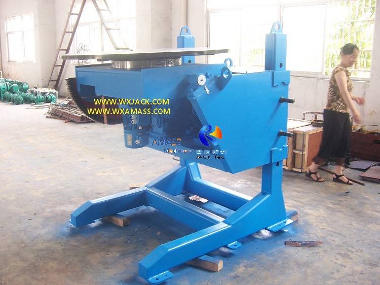 Single Table Top Manual Vertical Elevating Welding Positioner