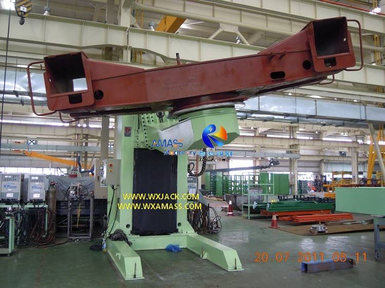 3Ton L Type Hydraulic Elevating And Electric Revolving Welding Positioner with Chuck