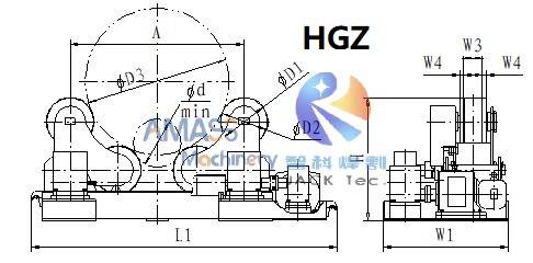 1-Welding Rotator- Sketch-HGZ