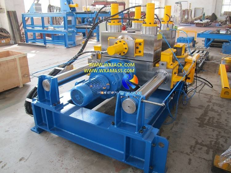 Compact Size 1m Width High Speed Strip Edge Rounding Machine