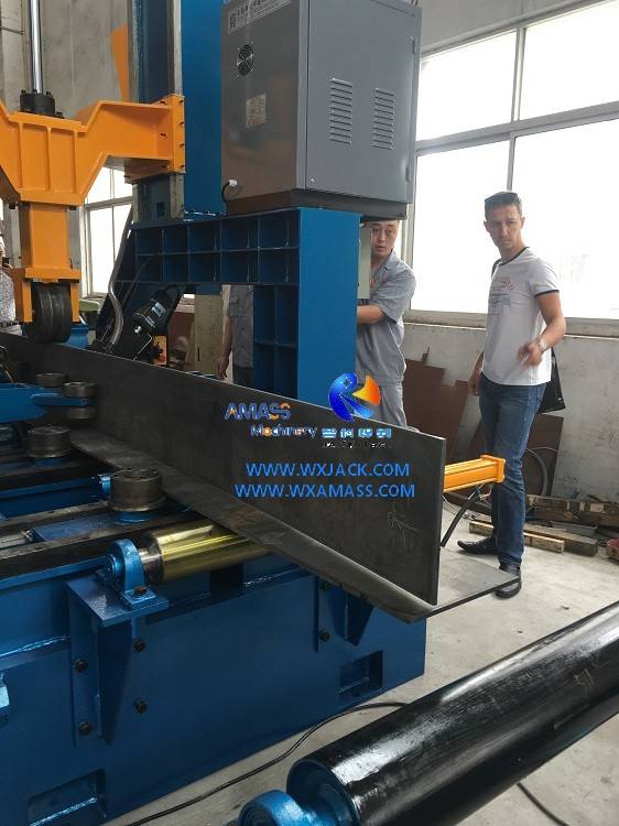 ZHJ8010 T Beam Assembly Weld Straighten Integral Machine