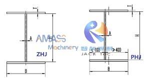 Fig.6 Three in One H Beam Fabrication Machine