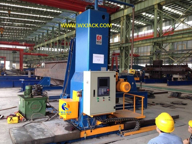 5 CNC Control Steel Structure BOX H Beam End Face Milling Machine 21