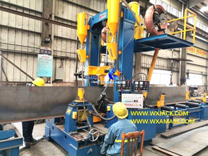 ZHJ8020 H Beam Assembly Weld Straighten Integral Machine for Beam Manufacture