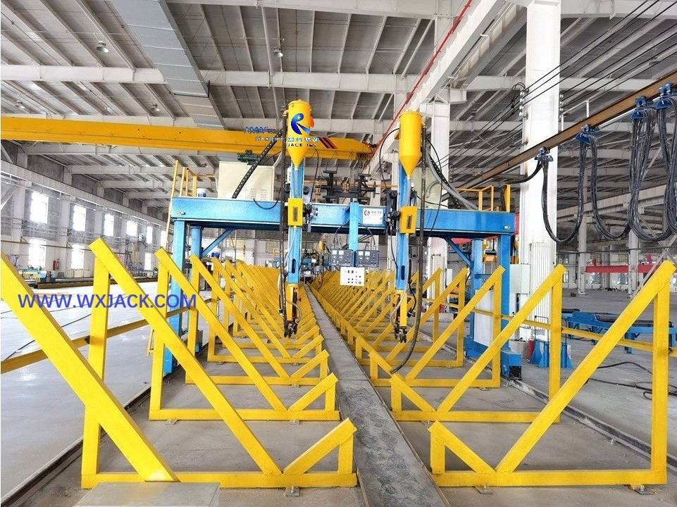 Large Current Workpiece Stationary LHA Series H Beam Welding Machine