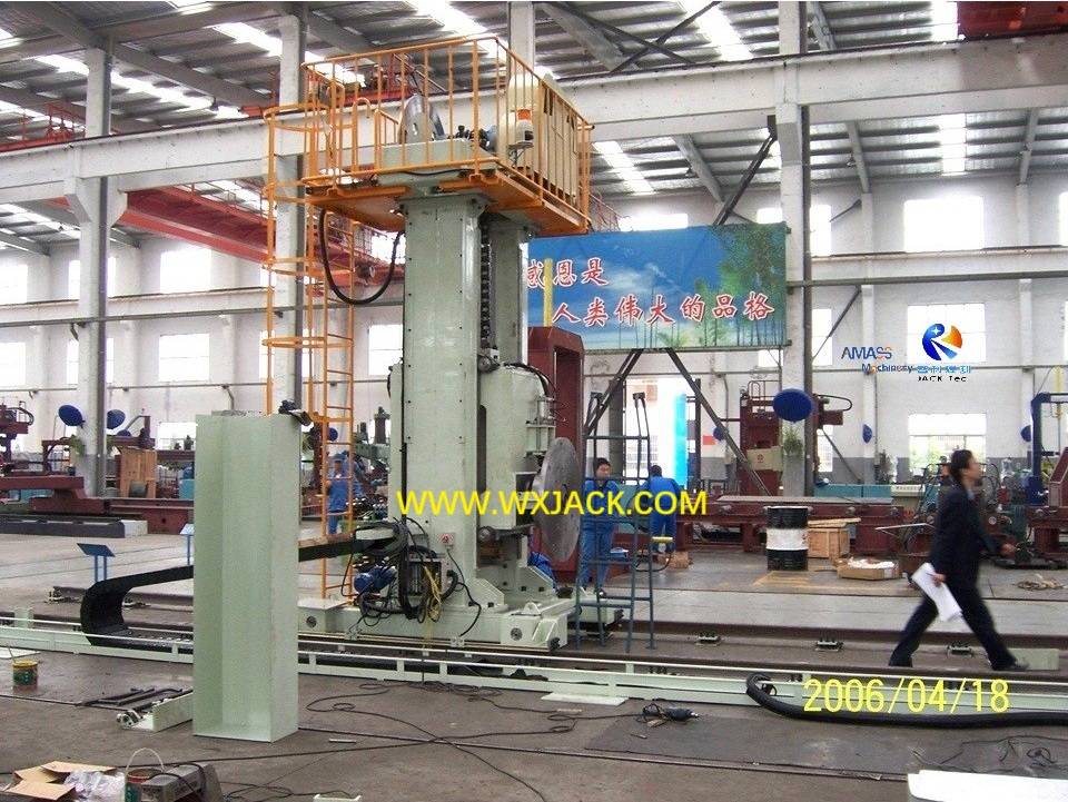 Double Column HBS150 Elevating And Revolving Head And Tail Welding Positioner