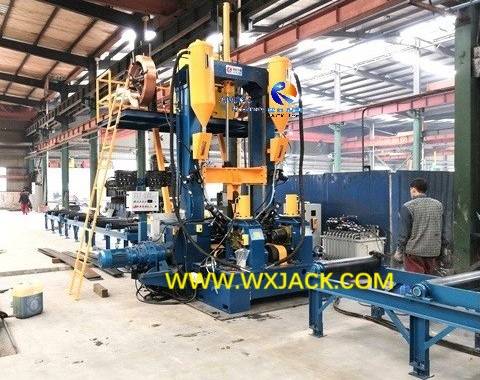 Fig1 H Beam 3 in 1 Assembly Welding Straightening Machine 54