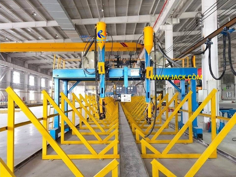 Center Control LHA55Z Gantry Type H Beam Welding Machine
