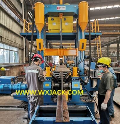 Fig5 3 in 1 H Beam Assembly Weld Straighten Integral Machine 14