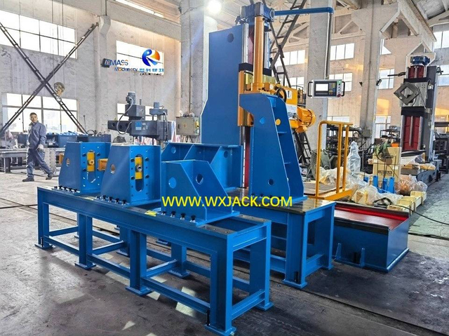 Upgraded And Renovated CNC-DX0815 Steel Structure Flange Milling Machine