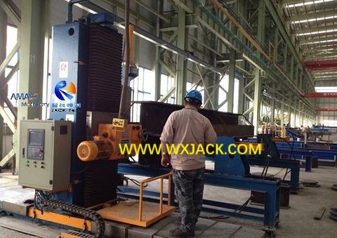 Fig9 Steel BOX H Beam End Face Milling Machine with CNC 63
