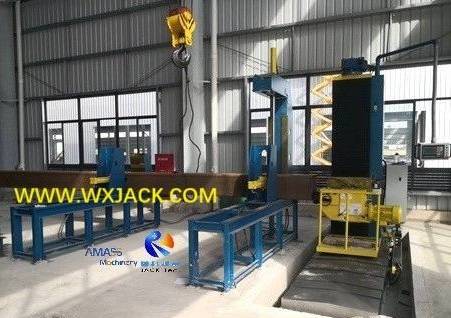Fig4 BOX H Beam End Face Milling Machine with CNC 154