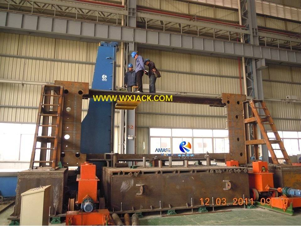 DX4080 To DX6080 Large Steel Structure Beam End Face Milling Machine