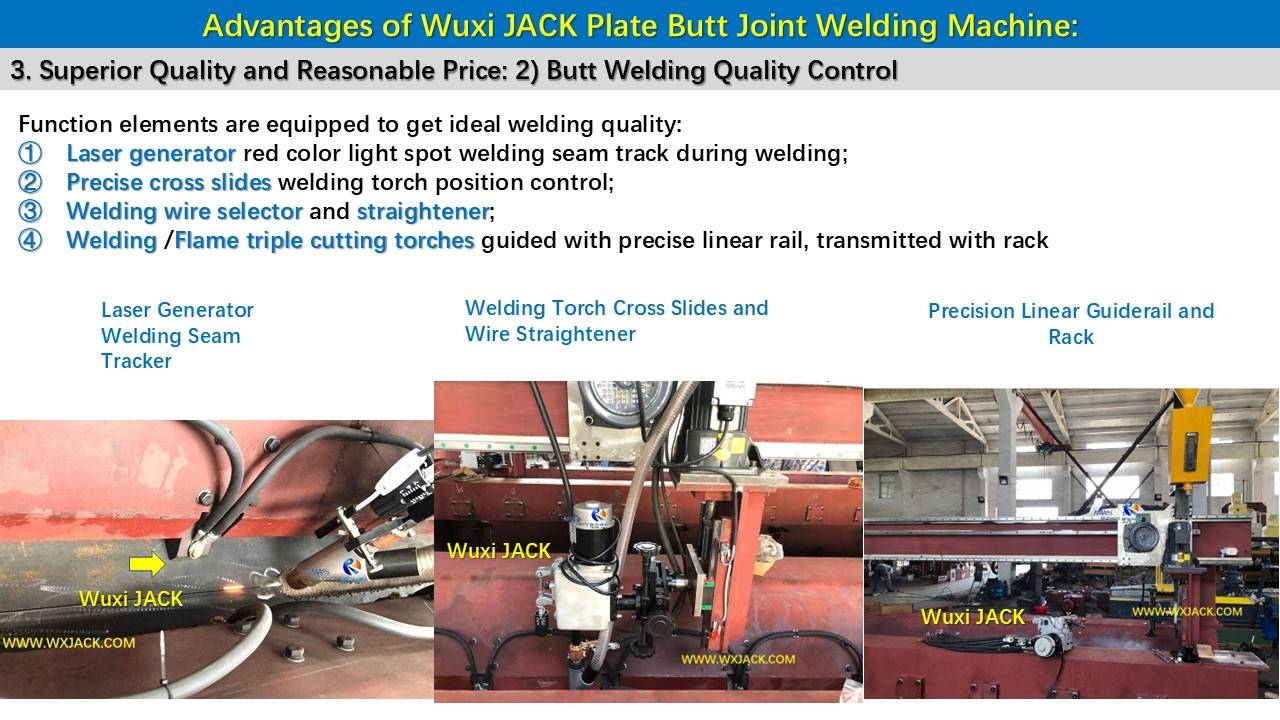 6 Steel Plate Butt Welding Joining Machine