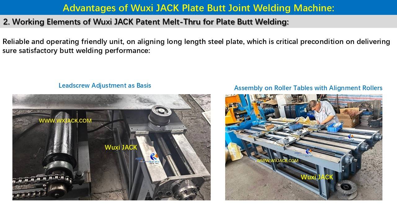 4 Steel Plate Butt Welding Joint Machine