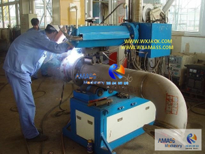 Pipe Flange Welding Machine with Automatic Circumferential Gas Shielded Welding