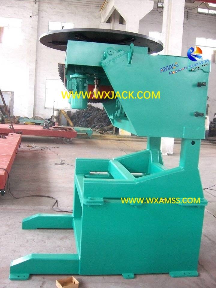 Single Table Top Manual Vertical Elevating Welding Positioner