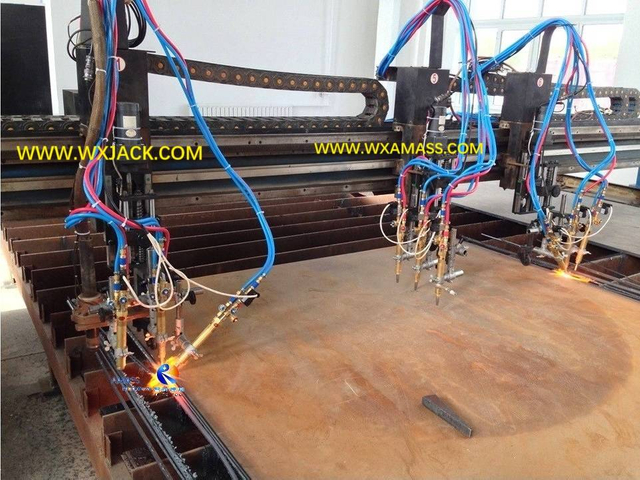 10 CNC Triple Flame Plate Cutting Machine 48