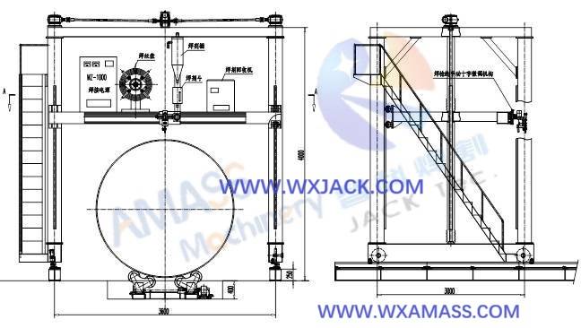 Fig6 Longitudinal Seam Gantry Welding Machine 12