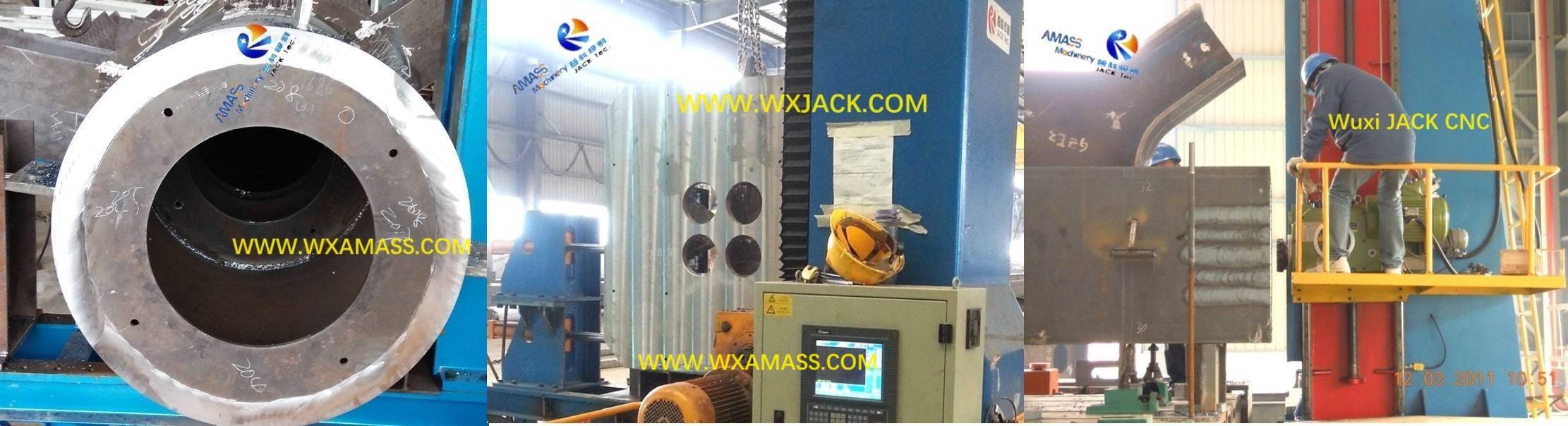 1 CNC Pipe Beam End Face Milling Machine