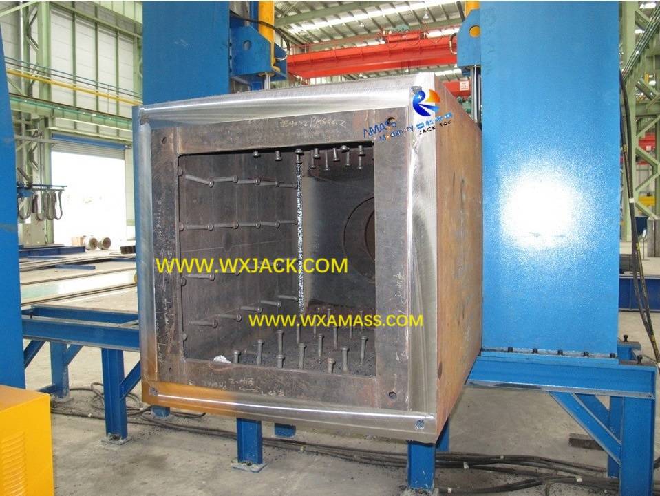 DX3050 Large Scale BOX Beam H Beam End Facing Machine