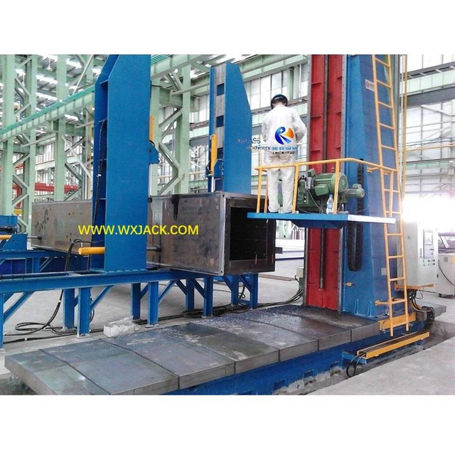 11 CNC Control Pipe BOX H Beam End Face Milling Machine 12
